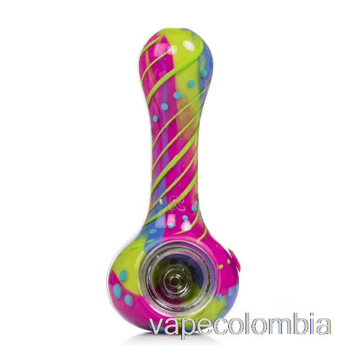 Vape Desechable Eyce Oraflex Floral Silicona Cuchara Algodón De Azúcar (azul / Verde / Morado)